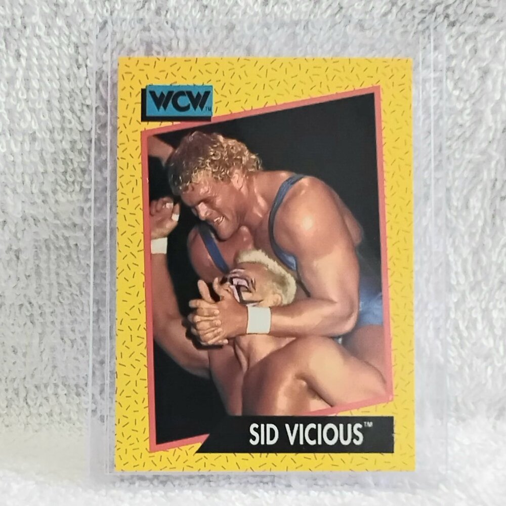 5/$20 Excellent 1991 Impel Sid Vicious WCW Wrestling Card 31!!